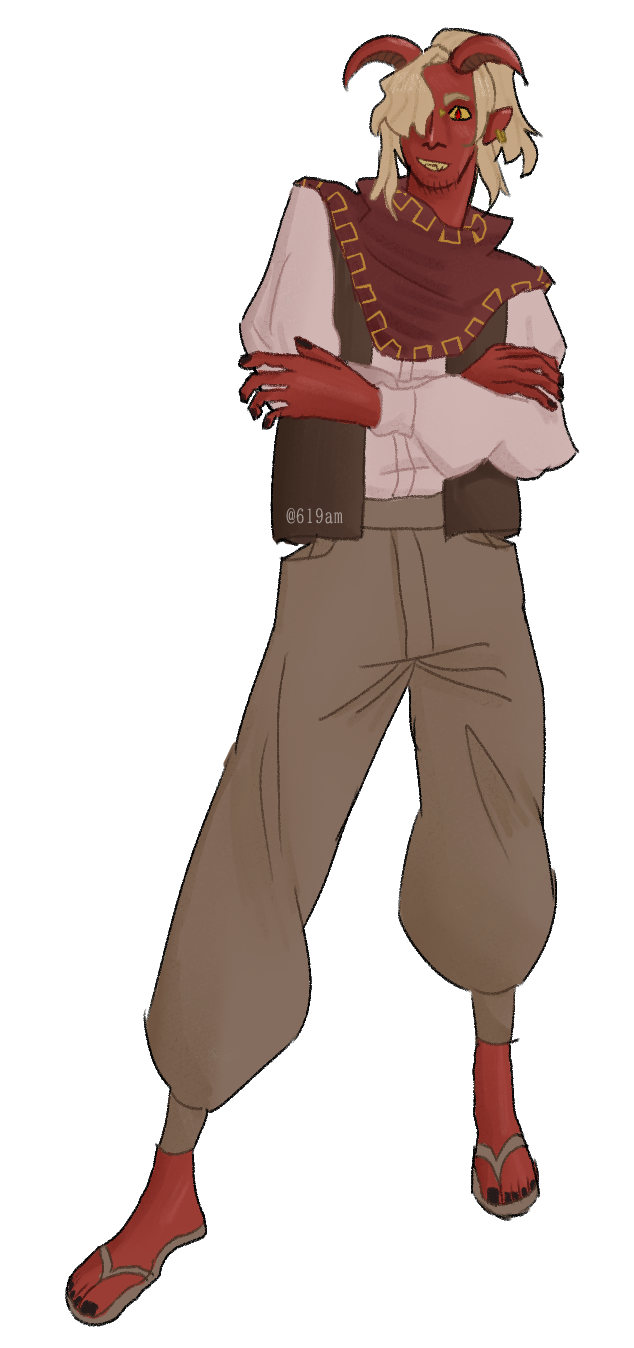 a dnd oc i've never gotten to use: lux. january 8th, 2024.